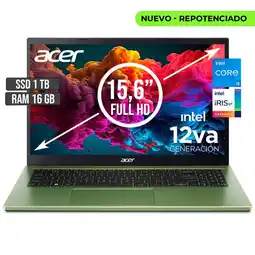 Falabella PORTATIL ASPIRE INTEL CORE I5-1235U SSD 1TB RAM 16GB LED 15,6 FHD oferta