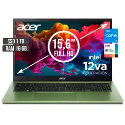 Falabella PORTATIL ASPIRE INTEL CORE I5-1235U SSD 1TB RAM 16GB LED 15,6 FHD oferta