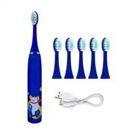 Falabella Cepillo De Dientes Eléctrico Infantil 6 Cabezales azul oferta
