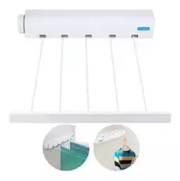 Falabella Tendedero Retractil Para Ropa De 5 Lineas Ajustable 3.7 Mts oferta