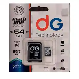 Falabella Micro Sd + Adaptador De 64gb Dg Techology Clase 10 oferta