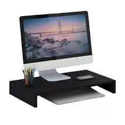 Falabella Elevador De Monitor Soporte Pantalla Computador Wengue oferta