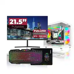 Falabella Computador Gamer Ryzen 5 5600GT SSD 512GB RAM 16GB Monitor 22 121726 oferta