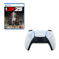 Falabella Control 5 Blanco Con Juego NBA 2K25 Ps5 oferta
