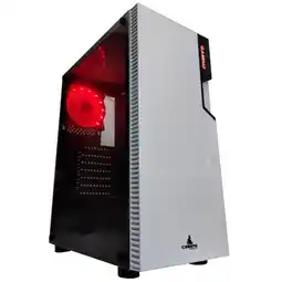 Falabella Caja ATX Gamer GLACIUS V2 Blanco + 1 FAN RGB oferta