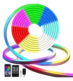 Falabella Tira De Luz Led Rgb De Neón Ip65 Flexible Bluetooth De 5m oferta
