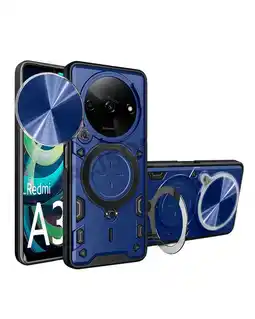 Falabella Estuche Proteccion Camara Con Soporte Para Xiaomi Redmi A3 Azul oferta