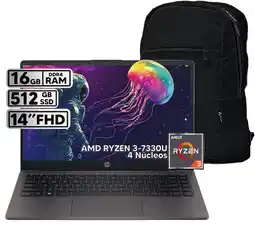 Falabella PORTATIL 245 G10 AMD RYZEN 3 7330U 16GB RAM 512GB SSD PANTALLA 14 HD +BOLSO OBSEQUIO!!! oferta