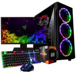 Falabella TORRE GAMER RYZEN 5 5600G /32GB RAM /512GB SSD M.2/BOARD A520M MONITOR 27 FHD oferta