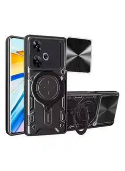Falabella Estuche Proteccion Camara Con Soporte Para Xiaomi Poco F6 Negro oferta
