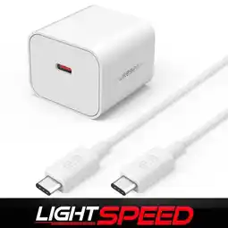 Falabella Cargador de Pared 30W con Cable USB C a USB C Lightspeed oferta