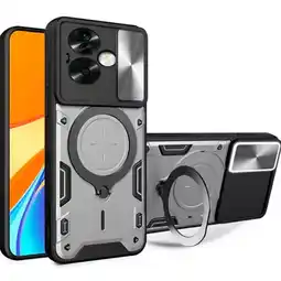 Falabella Funda Protección Cámara Con Soporte Compatible Oppo A79 Gris oferta