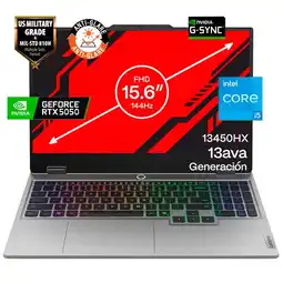 Falabella Portátil Gamer LOQ Intel Core i5 13450HX RAM 64GB SSD 4TB RTX 5050 8GB oferta