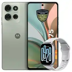 Falabella Celular Moto G75 5G 256GB /8GB Verde + Watch 5 Active Slv oferta