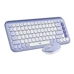 Falabella Combo Teclado Y Mouse Bluetooth Pop Icon Lila oferta