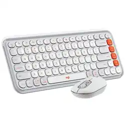 Falabella Combo Teclado Y Mouse Bluetooth Pop Icon Blanco oferta