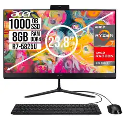 Falabella TODO EN UNO AMD RYZEN 7 5825U SSD 1TB RAM 8GB 23,8 FHD oferta