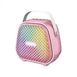 Falabella Parlante Inalámbrico Bluetooth Con Micrófono Rgb ZQS1338 Rosado oferta