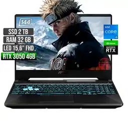 Falabella TUF INTEL CORE I5-12500H RTX 3050 4GB SSD 2TB RAM 32GB LED 15,6 FHD 144Hz oferta