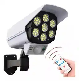 Falabella Lampara Solar Para Exteriores Camara Falsa oferta