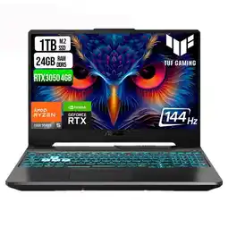 Falabella TUF A15 AMD RYZEN 5 7535HS SSD 1TB RAM 24GB DDR5 15,6 FHD RTX 3050 4GB oferta