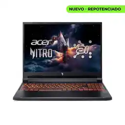 Falabella Portátil NITRO - RYZEN 5 240 - 64GB RAM - 2TB SSD - RTX 5050 8GB - 16” - ANV16-42-R309 GAMER oferta