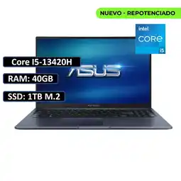 Falabella PORTATIL VIVOBOOK INTEL CORE I5-13420H RAM 40GB DDR4 SSD 1TB M2 oferta