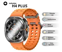 Falabella Reloj Inteligente Mobulaa MS Ultra 1 Diseño Deportivo Naranja oferta