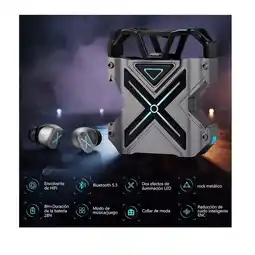 Falabella Audifonos Gamer HD Deportivos Cancelacion Mic Bluetooth oferta