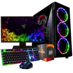 Falabella PC Gamer Rgb Ryzen 5 5600G + DDR4 16GB + SSD 512GB + Monitor 27'' FHD oferta