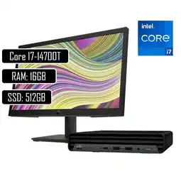 Falabella PC Pro Mini 400 G9 Corei7 14700T RAM 16GB SSD 512GB Win11 Pro oferta