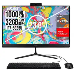 Falabella TODO EN UNO AMD RYZEN 7 5825U SSD 1TB RAM 32GB 23,8 FHD oferta