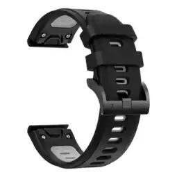Falabella Pulso 26mm Correa Garmin Fenix 5x 6x 7x Easy Fit Negro y Gris oferta