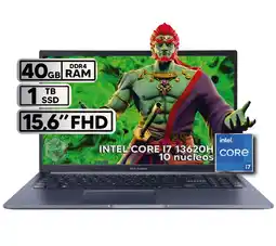 Falabella PORTATIL VIVOBOOK INTEL CORE I7 13620H 40GB RAM 1TB SSD 16 FHD oferta