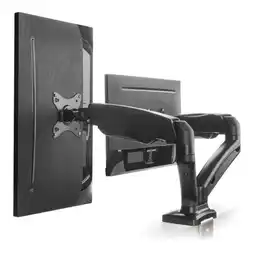Falabella Soporte Brazo Monitor Para 2 Pantallas Lcd Led Escritorio Negro oferta