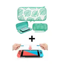 Falabella Estuche Animal Crossing + Vidrio Compatible Con Switch oferta