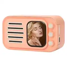 Falabella Radio Parlante Con Pantalla Digital Táctil Notificación App Verde oferta