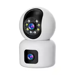 Falabella Camara De Seguridad Wifi Ip Doble Lente Robotica App V380 Color Blanco oferta