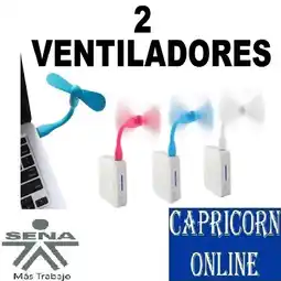 Falabella 2 Ventilador Flexible USB Para PC oferta