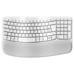 Falabella Teclado Mecánico WAVE KEYS ERGO Inalámbrico Blanco ESP Para Escritura Precisa oferta