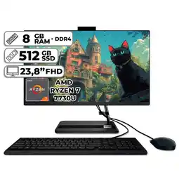 Falabella TODO EN UNO AMD RYZEN 7-7730U 8GB RAM 512GB SSD 238″ FHD oferta