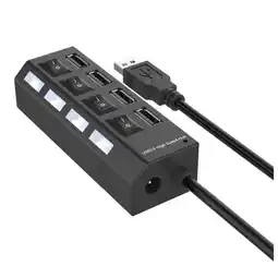Falabella Concentrador 4 Puertos Usb 2.0 Hub Con Interruptores Energia oferta