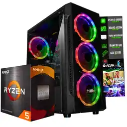 Falabella TORRE GAMER RYZEN 5 5600G RAM 64GB /SSD 1TB /BOARD A520M/ CHASIS 4 FANS oferta