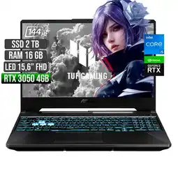 Falabella TUF INTEL CORE I5-12500H RTX 3050 4GB SSD 2TB RAM 16GB LED 15,6 FHD 144Hz oferta