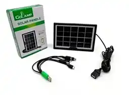 Falabella Panel Solar Cclamp Cl-680 Cargador De Celulares Usb Portatil oferta