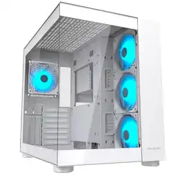 Falabella Caja Gamer Atx FV150 White + 4 Fans Argb oferta