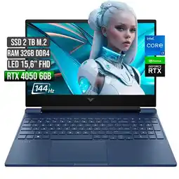 Falabella VICTUS INTEL CORE I7-12650H RTX 4050 6GB SSD 2TB RAM 32GB LED 15,6 FHD 144Hz oferta