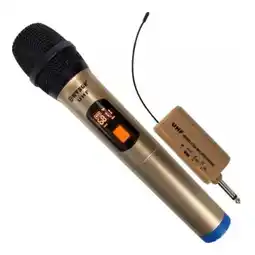 Falabella Microfono Dinamico Inalambrico Profesional Uhf Pantalla Lcd oferta