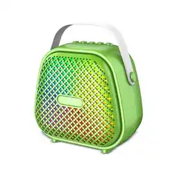 Falabella Parlante Inalámbrico Bluetooth Con Micrófono Rgb Zqs1338 Verde oferta
