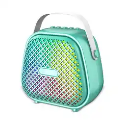 Falabella Parlante Inalámbrico Bluetooth Con Micrófono Rgb Zqs1338 Celeste oferta